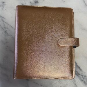 Filofax A5 Saffiano Leather Cover - Copper